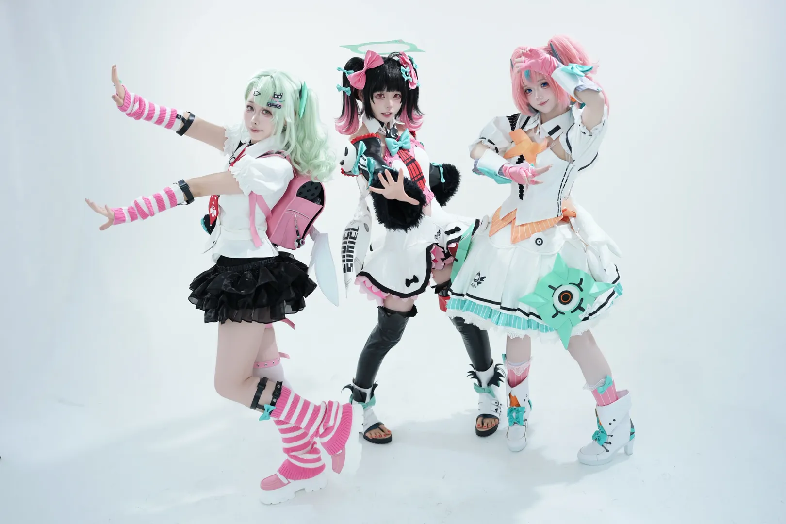【妄想天使cos】绝区零的闪耀星光，三人组终于落地 - 第 5 张