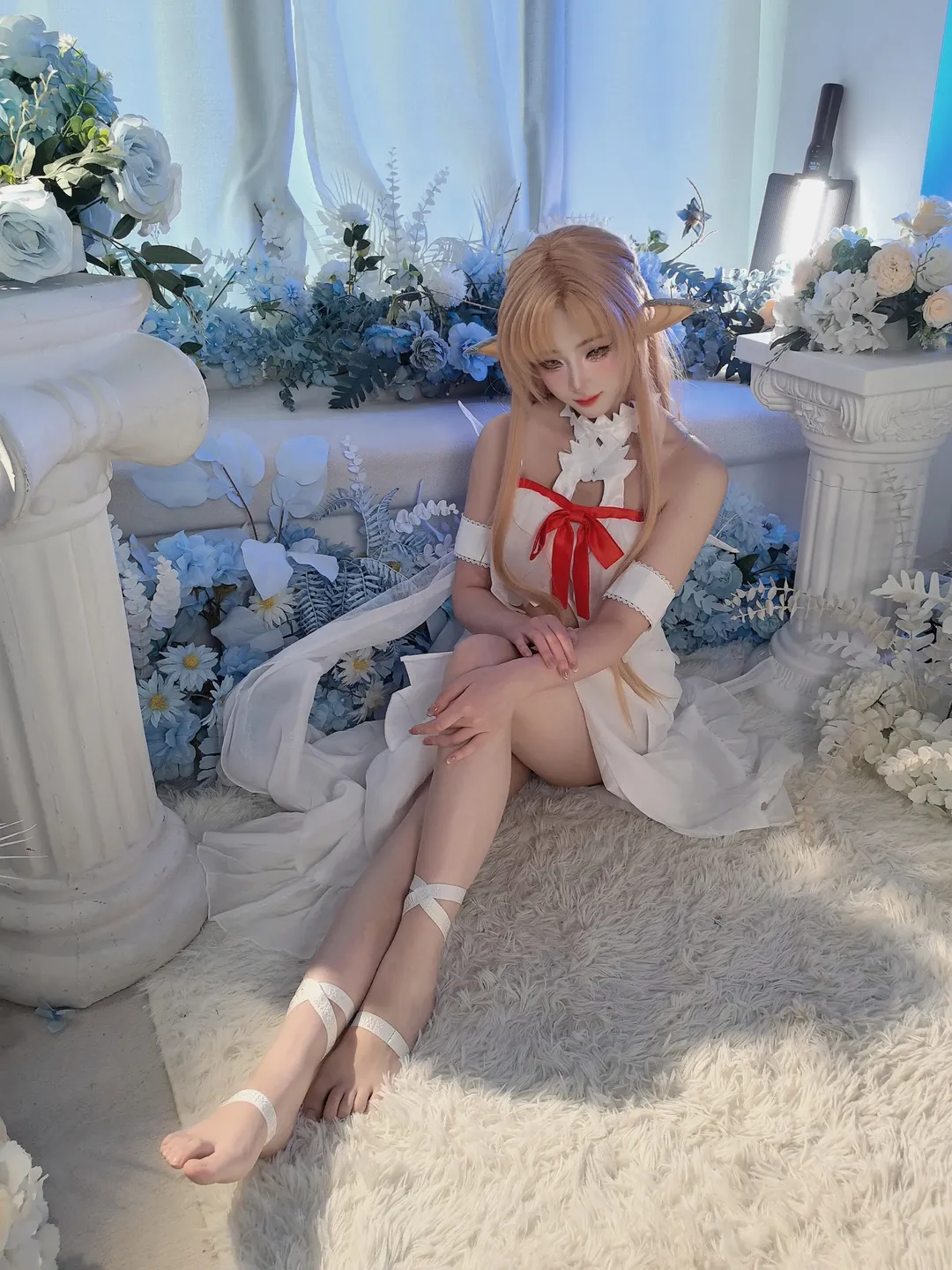 【亞絲娜cos】妖精女王造型，聊聊拍攝現場的那些事
