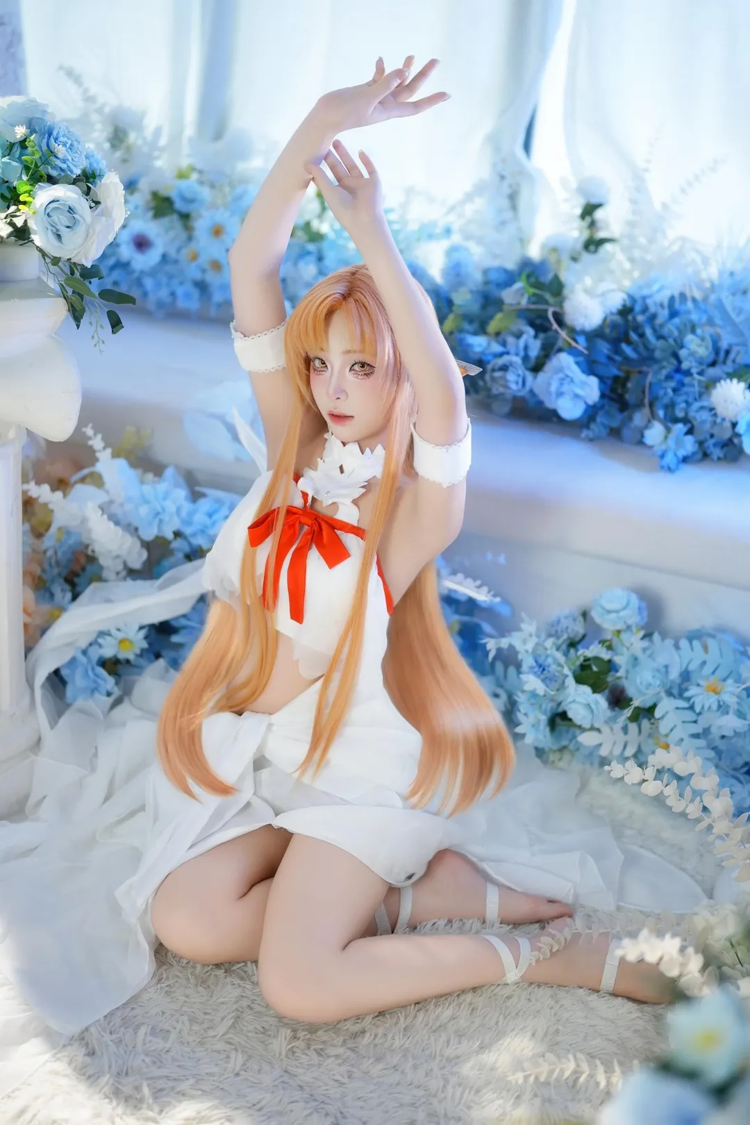 【亞絲娜cos】刀劍神域妖精王妃正片，反差氛圍下的精靈細節 - 第 1 張