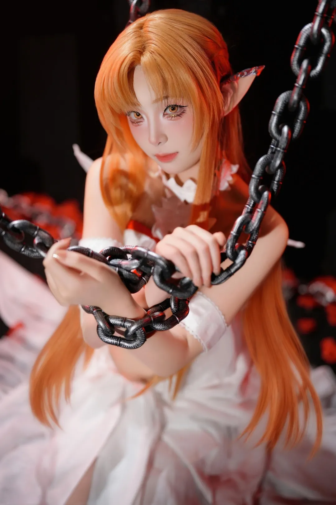 【亞絲娜cos】刀劍神域妖精王妃正片，反差氛圍下的精靈細節 - 第 3 張
