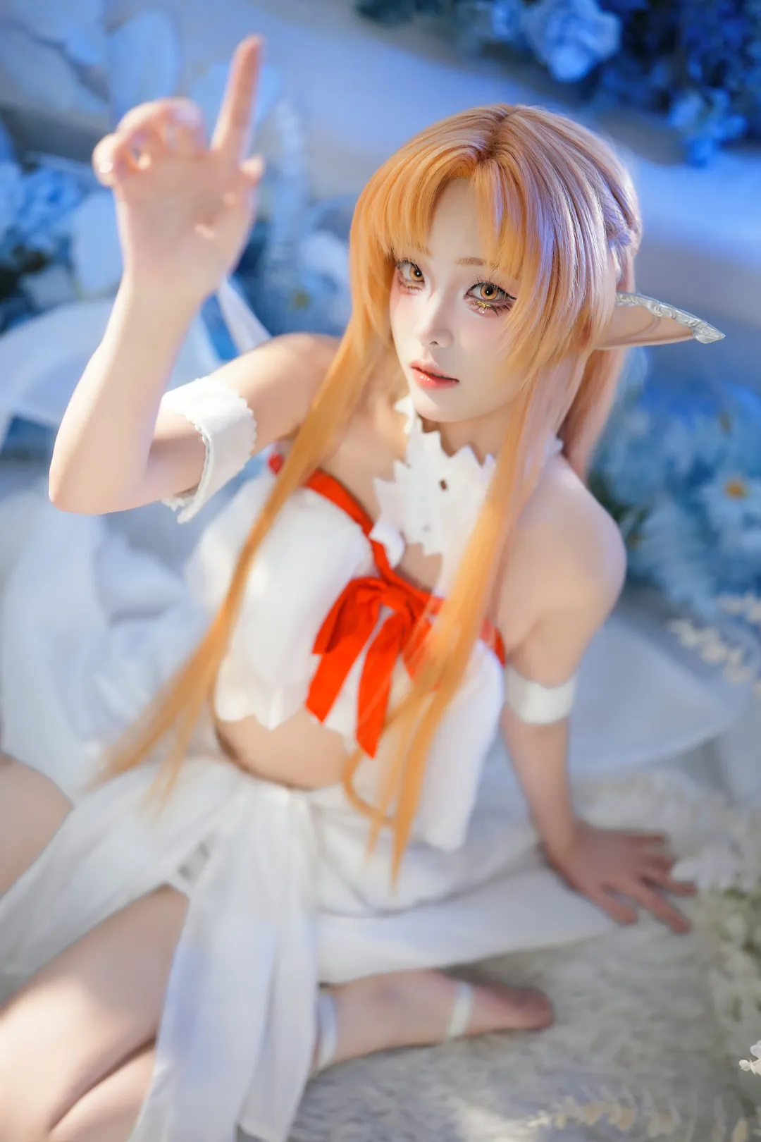 【亞絲娜cos】刀劍神域妖精王妃正片，反差氛圍下的精靈細節 - 第 4 張