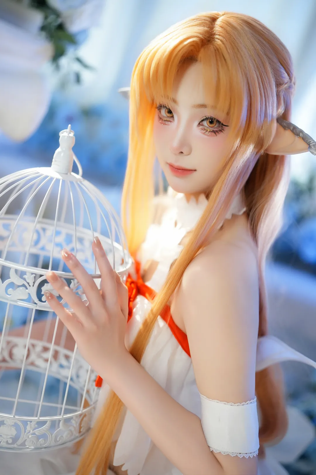 【亞絲娜cos】刀劍神域妖精王妃正片，反差氛圍下的精靈細節 - 第 5 張