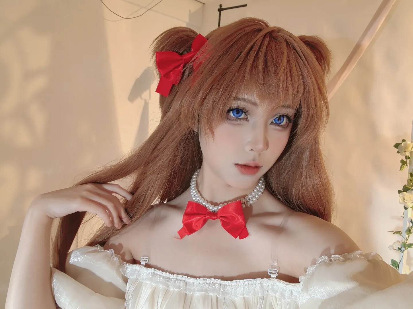 【明日香cos】新世纪福音战士花之语：细节还原与光影记录 - 第 3 张