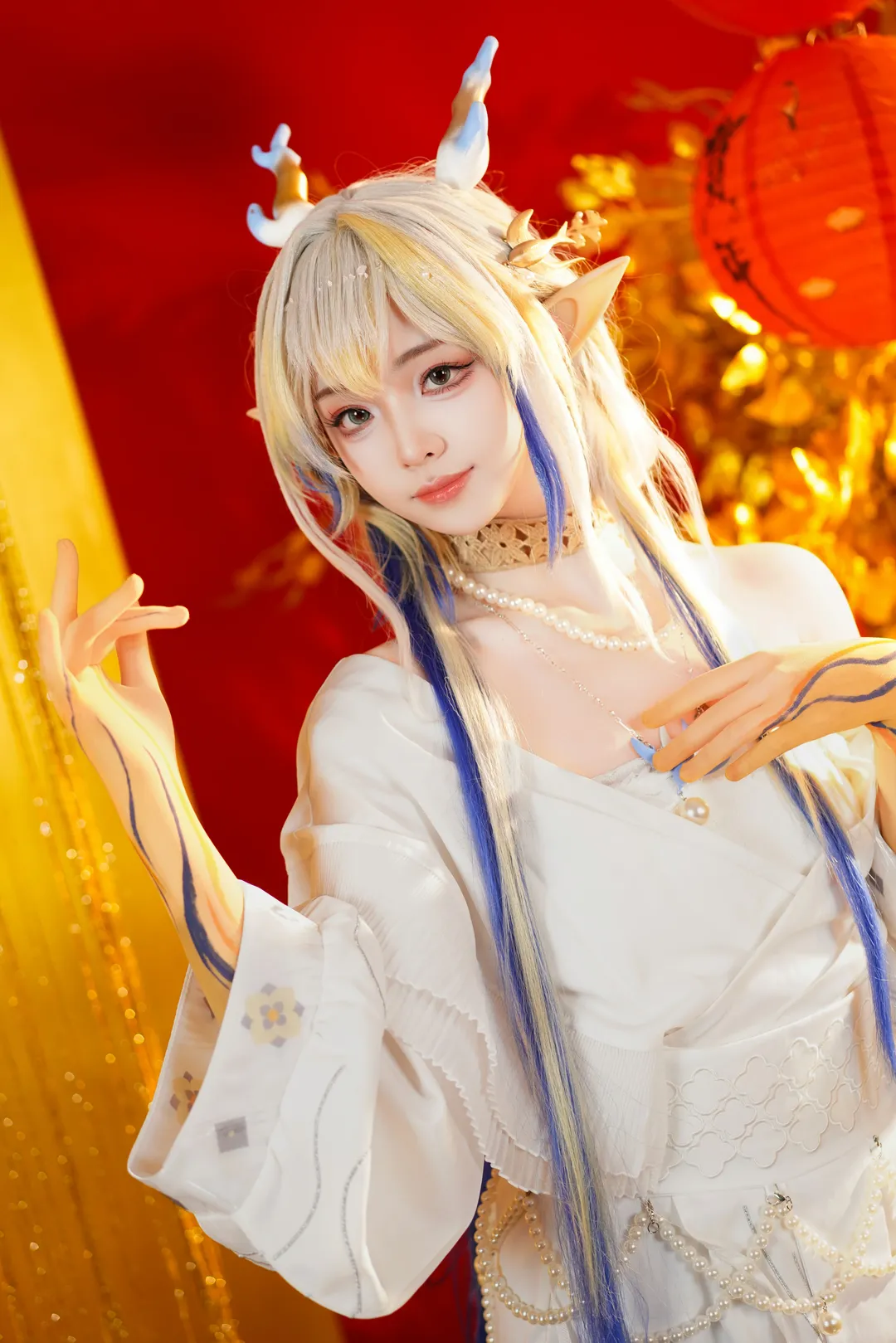 【黍cos】明日方舟辭歲行，金紅相間的歲家賀歲 - 第 5 張