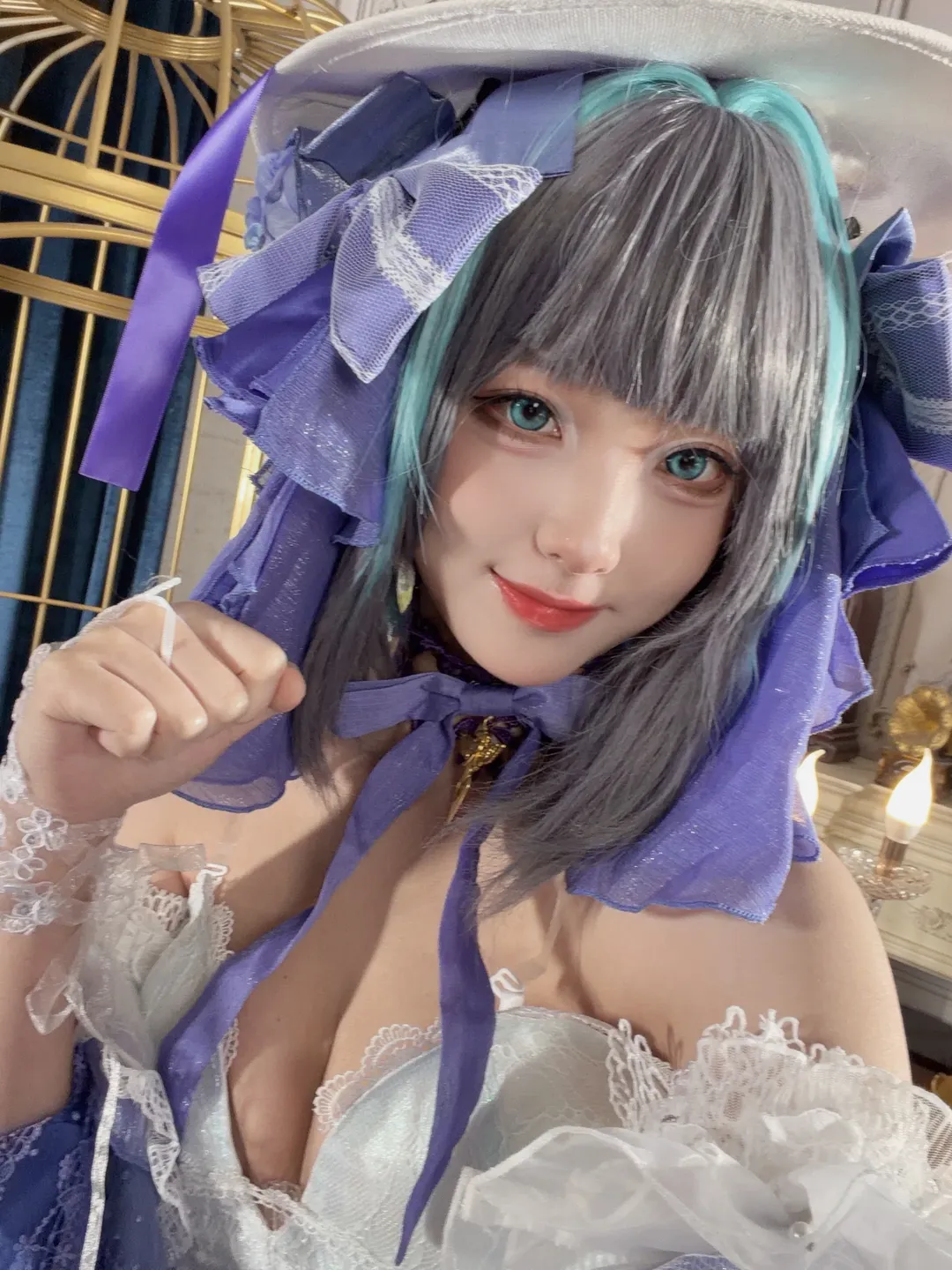 【柴郡cos】碧蓝航线冰雪公主的午后优雅时刻 - 第 1 张