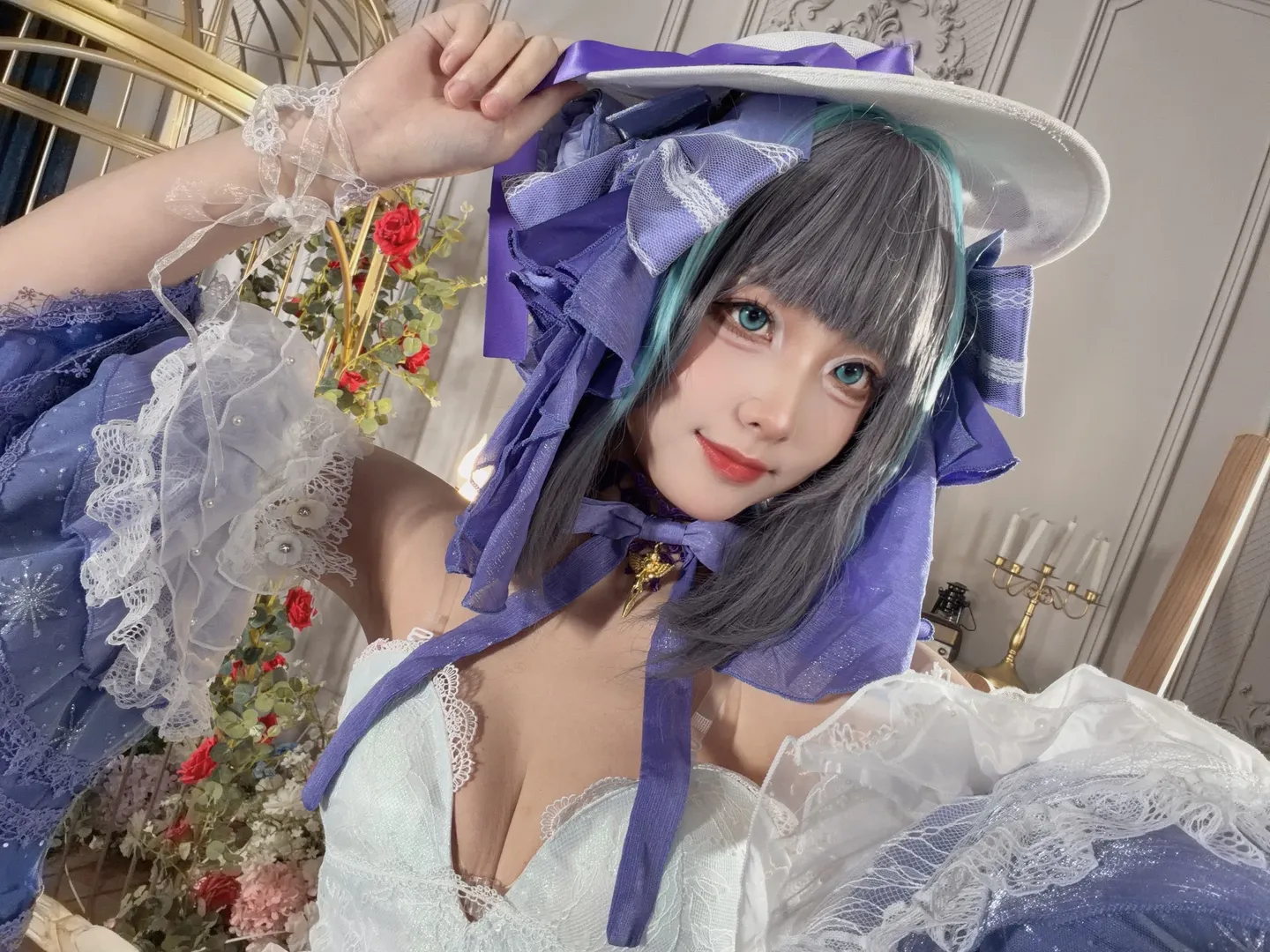 【柴郡cos】碧蓝航线冰雪公主的午后优雅时刻 - 第 3 张