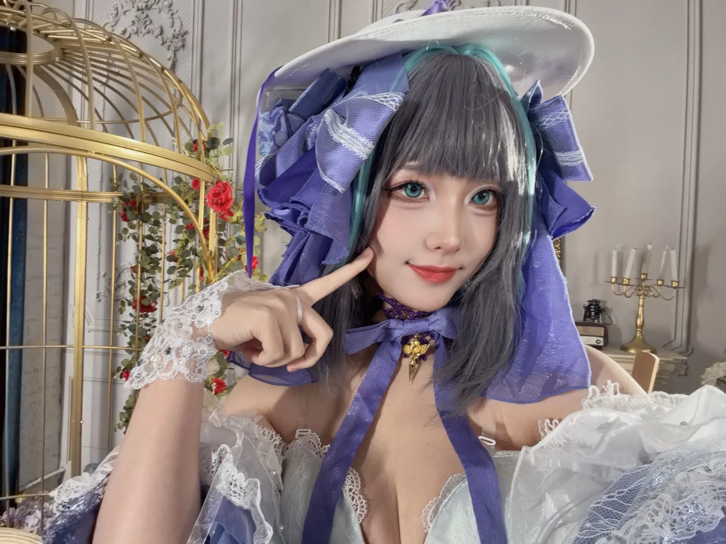 【柴郡cos】碧蓝航线冰雪公主的午后优雅时刻 - 第 6 张