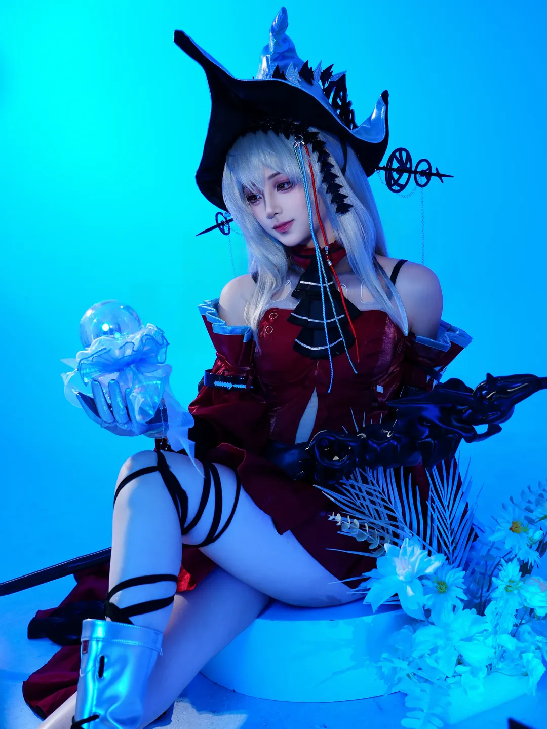 【斯卡蒂cos】明日方舟浊心斯卡蒂的蓝光拍摄体验 - 第 1 张