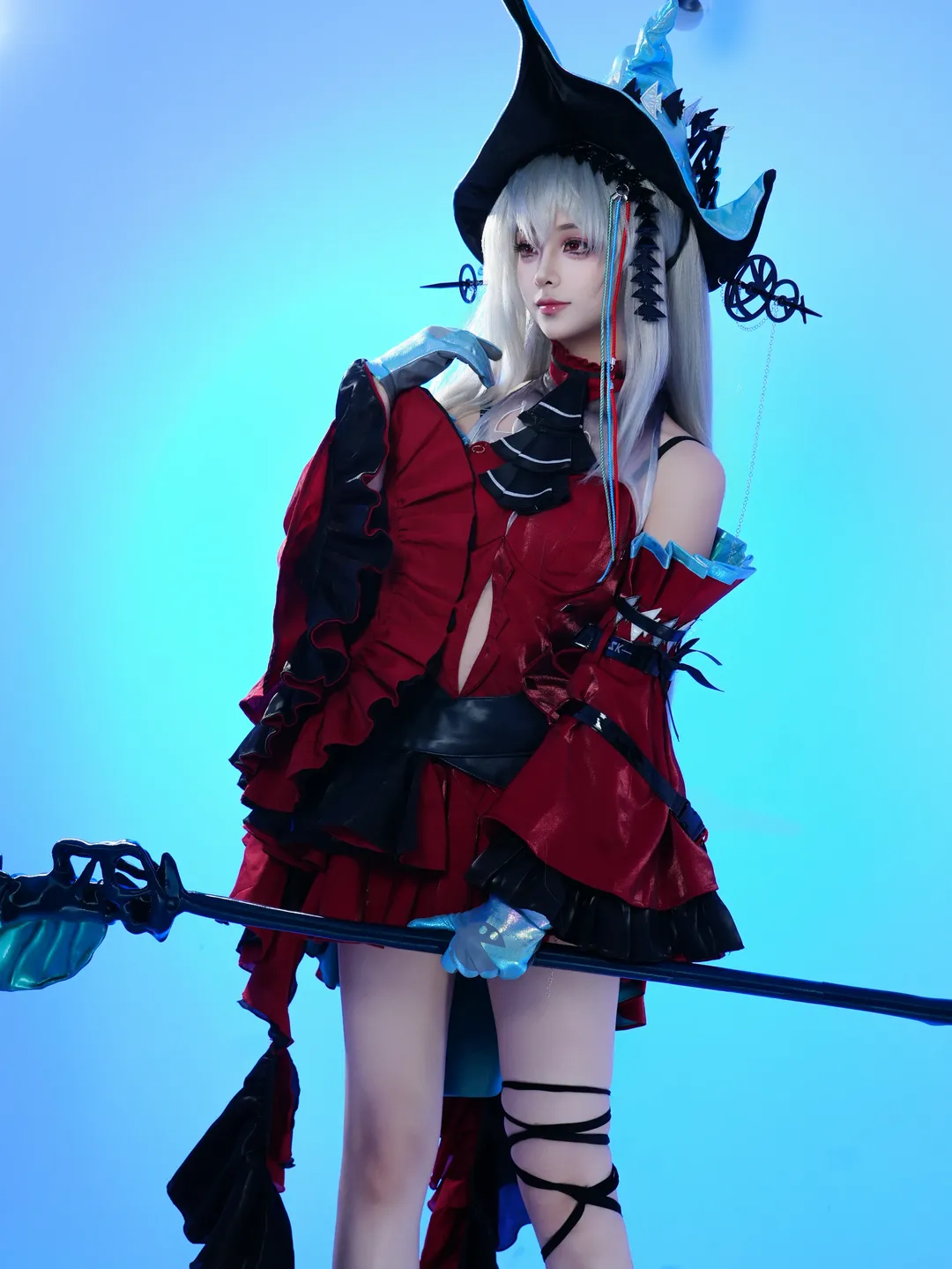 【斯卡蒂cos】明日方舟浊心斯卡蒂的蓝光拍摄体验 - 第 2 张