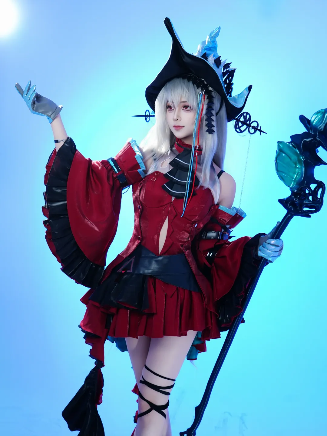 【斯卡蒂cos】明日方舟浊心斯卡蒂的蓝光拍摄体验 - 第 3 张