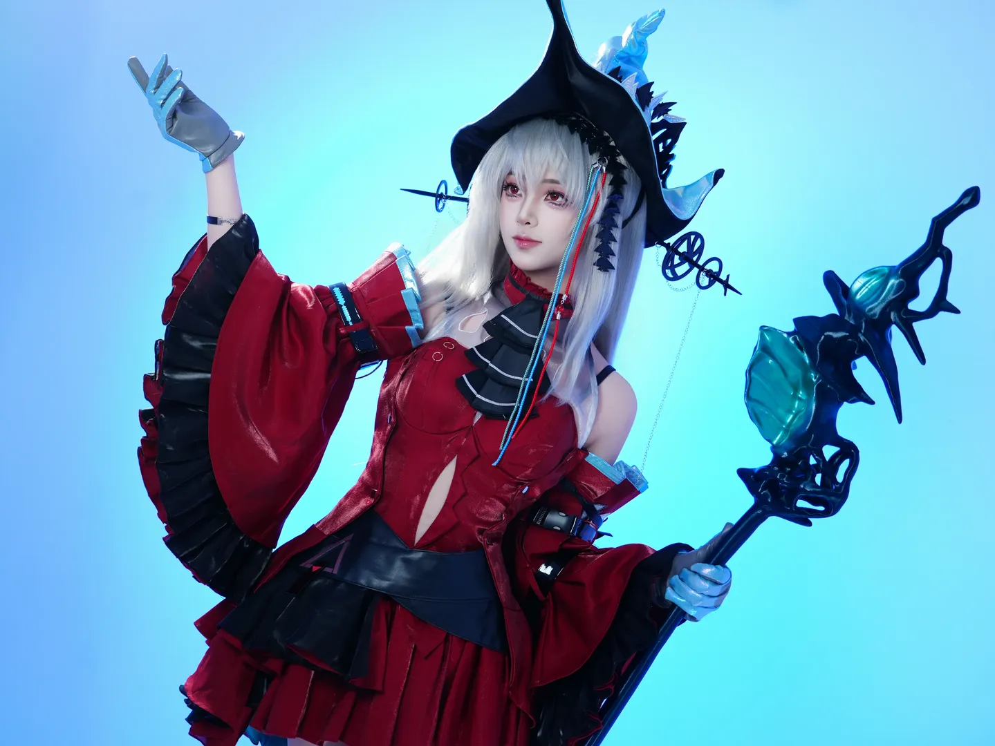 【斯卡蒂cos】明日方舟浊心斯卡蒂的蓝光拍摄体验 - 第 4 张