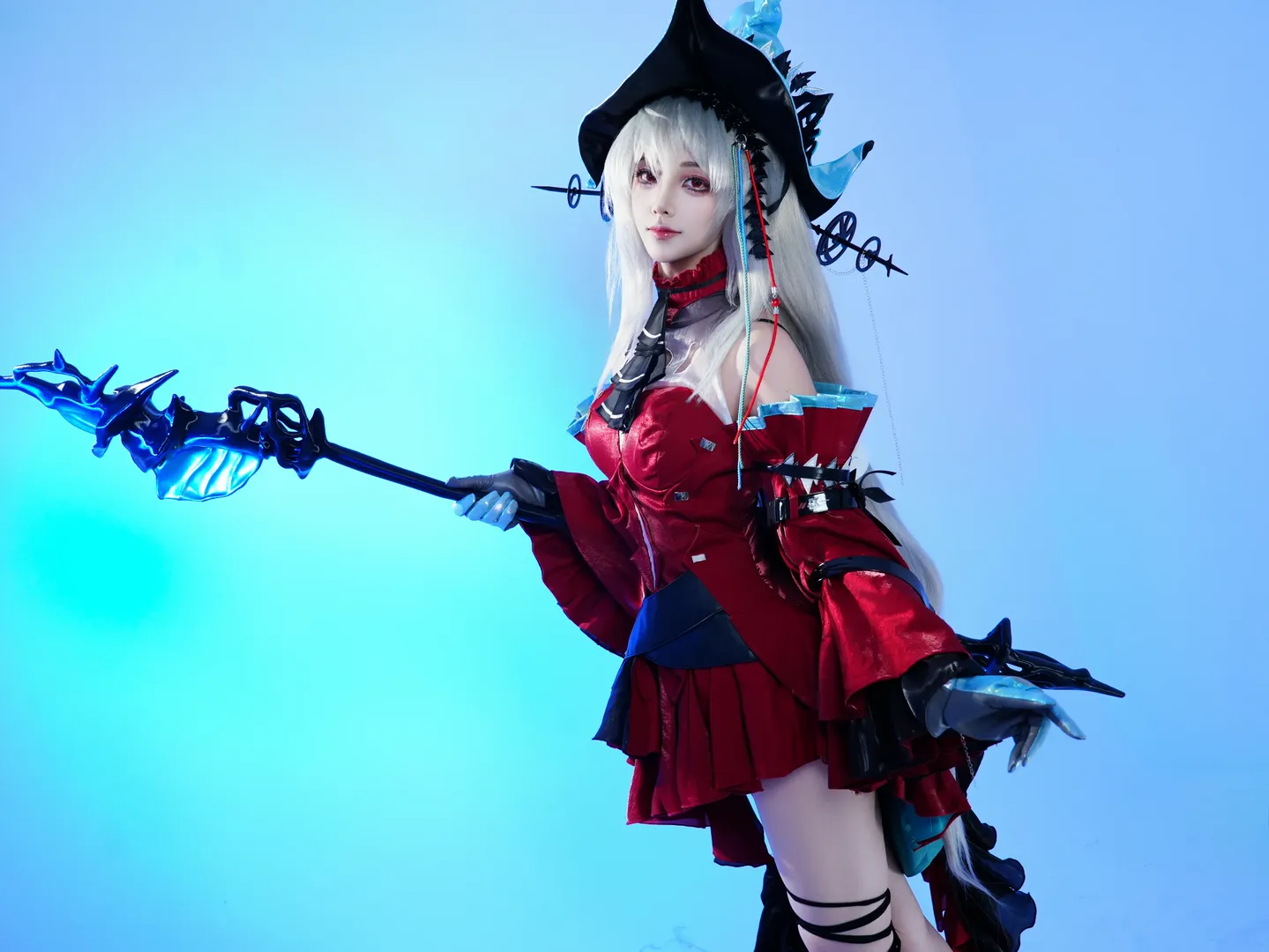 【斯卡蒂cos】明日方舟浊心斯卡蒂的蓝光拍摄体验 - 第 5 张