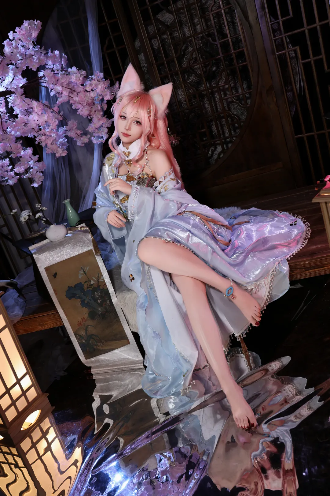 【鸿雪cos】明日方舟行梦侧畔二创古风造型棚拍正片 - 第 1 张