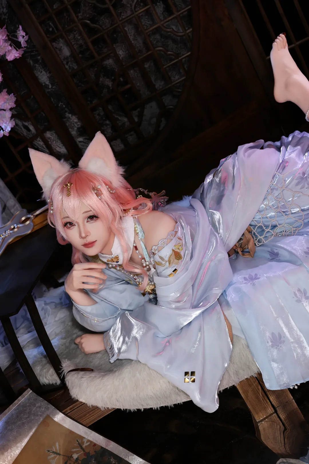 【鸿雪cos】明日方舟行梦侧畔二创古风造型棚拍正片 - 第 2 张
