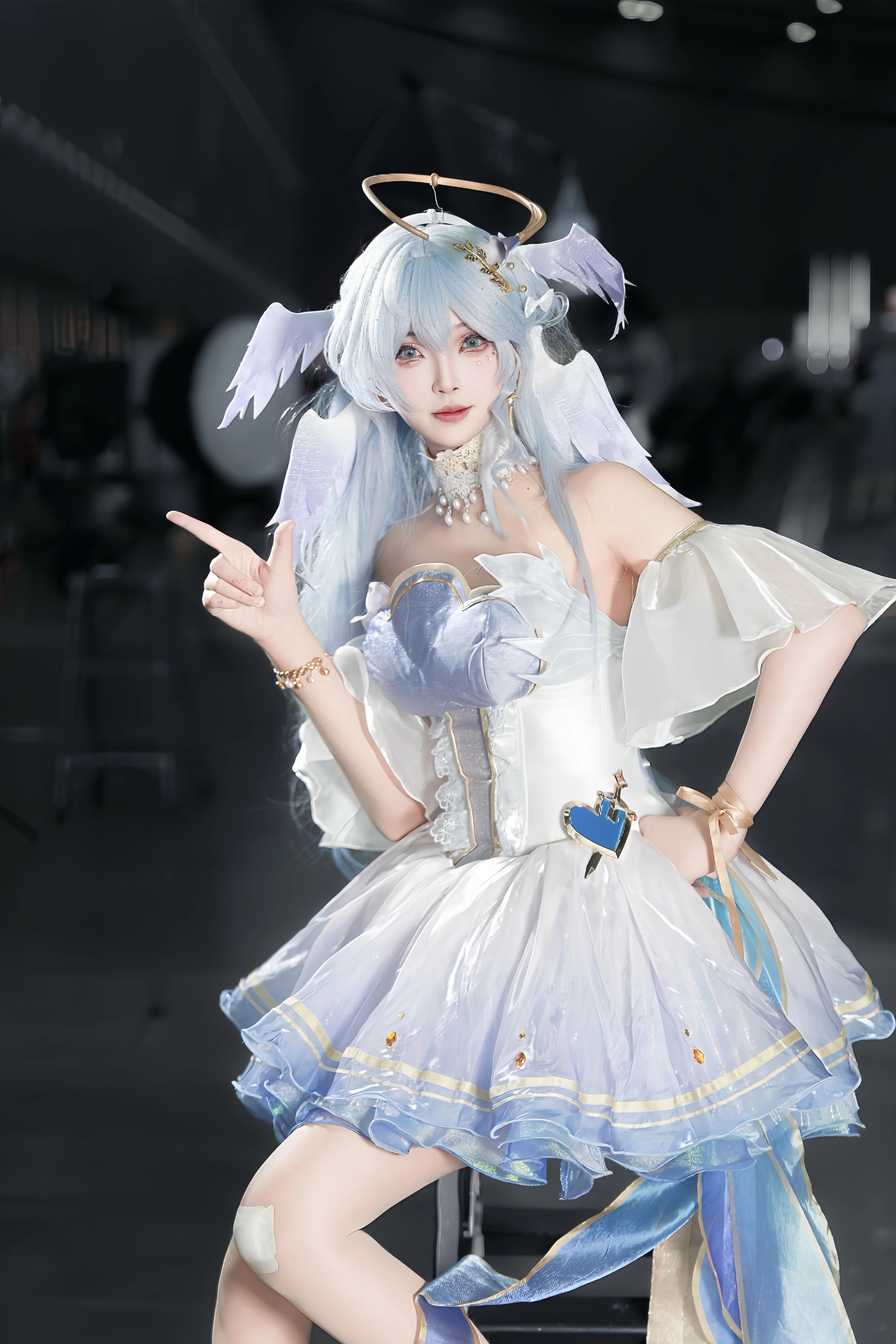 【知更鸟cos】崩坏星穹铁道圣心咏叹调，冬日漫展的挑战与遗憾 - 第 5 张