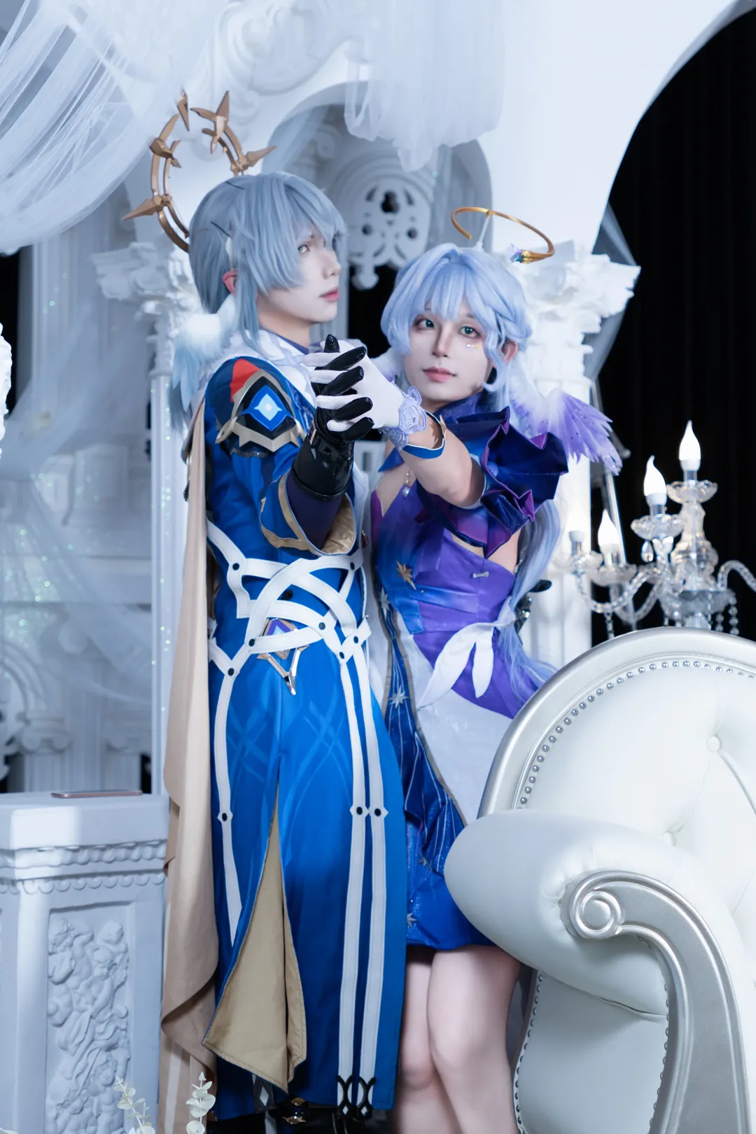 【サンデー コスプレ＆ロビン コスプレ】『崩壊：スターレイル』兄妹の二人コスプレ合わせ - 2 枚目