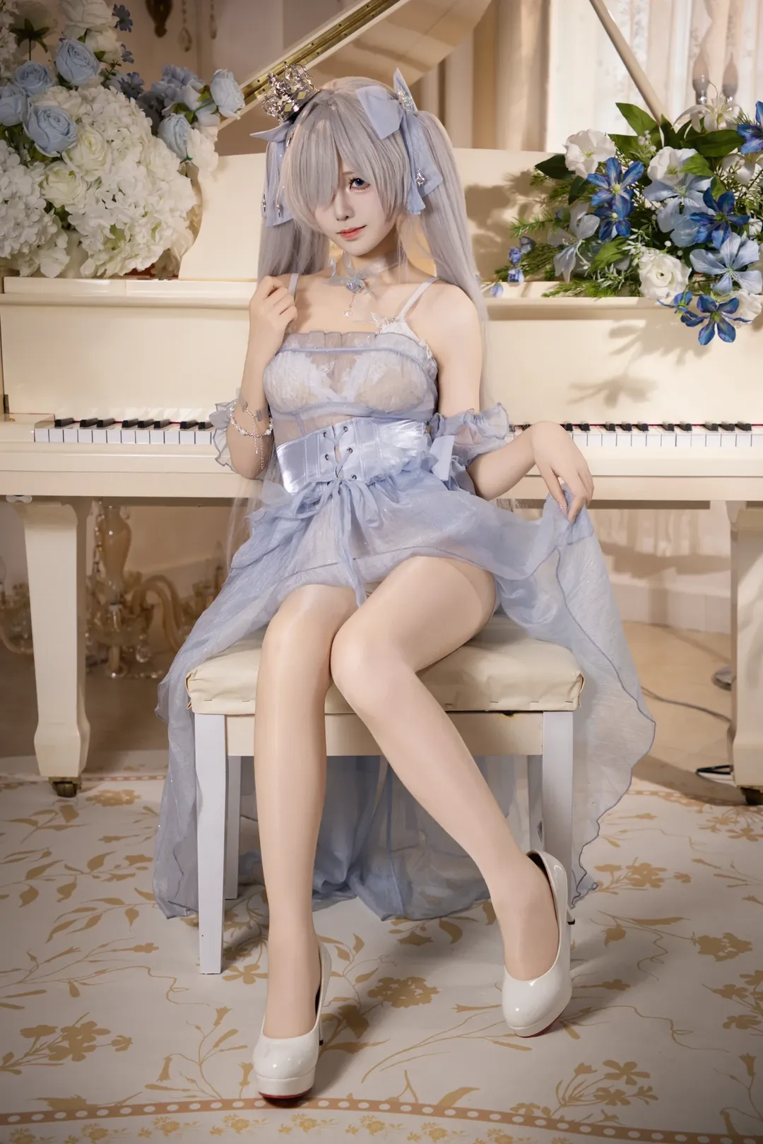 【胜利女神灰姑娘cos】寻找我的水晶鞋与优雅定格 - 第 3 张