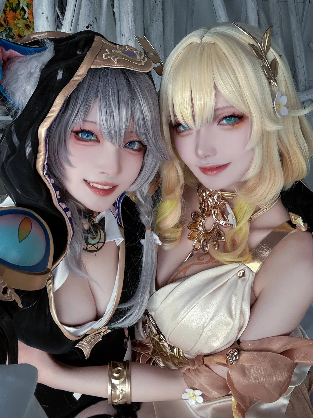 【阿格莱雅cos】崩坏星穹铁道金色流光的质感呈现