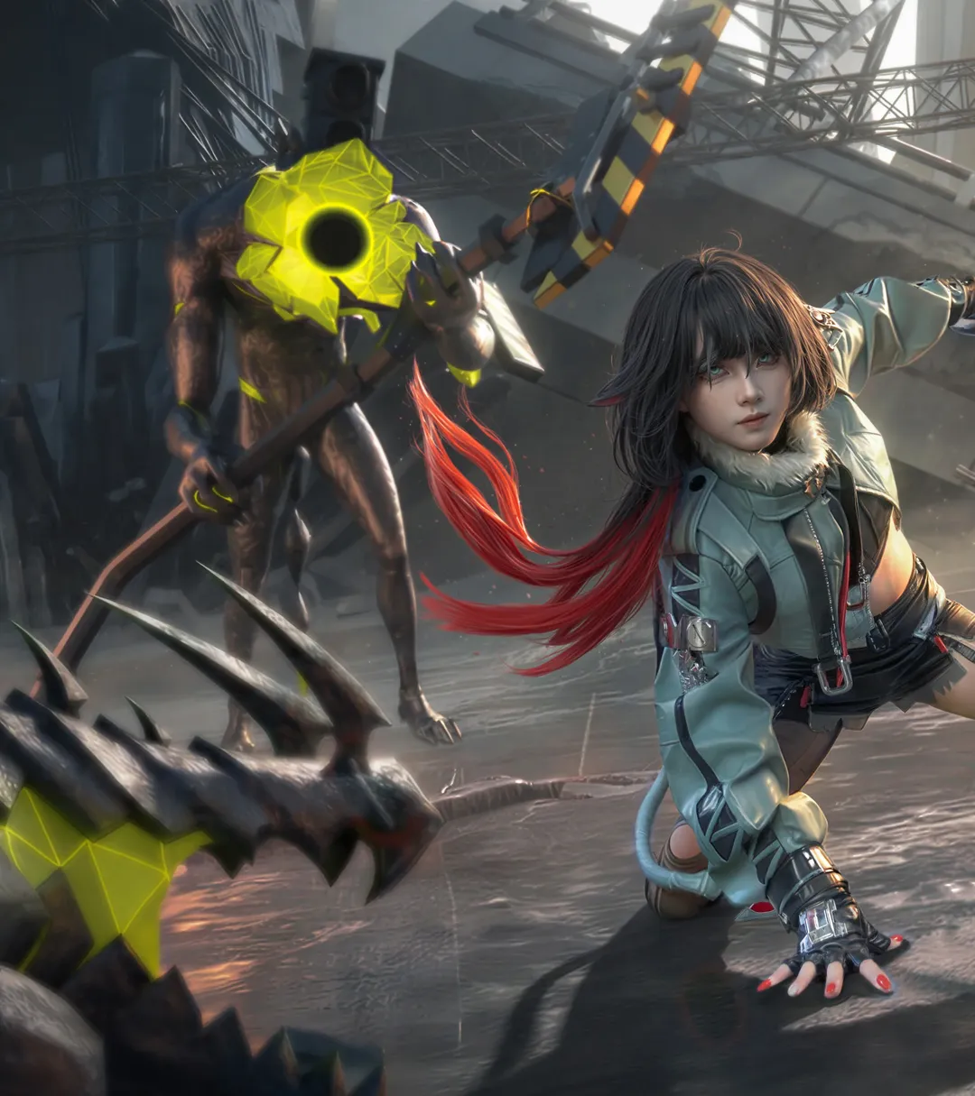 [Jane Doe cosplay] Zenless Zone Zero: In the Abandoned Industrial Zone, Both Beast and Hunter - Image 1