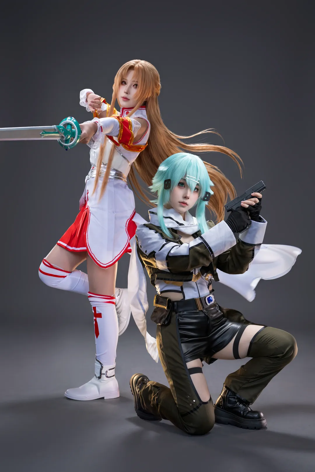 【亞絲娜cos】刀劍神域，雙人搭檔棚拍記錄 - 第 1 張
