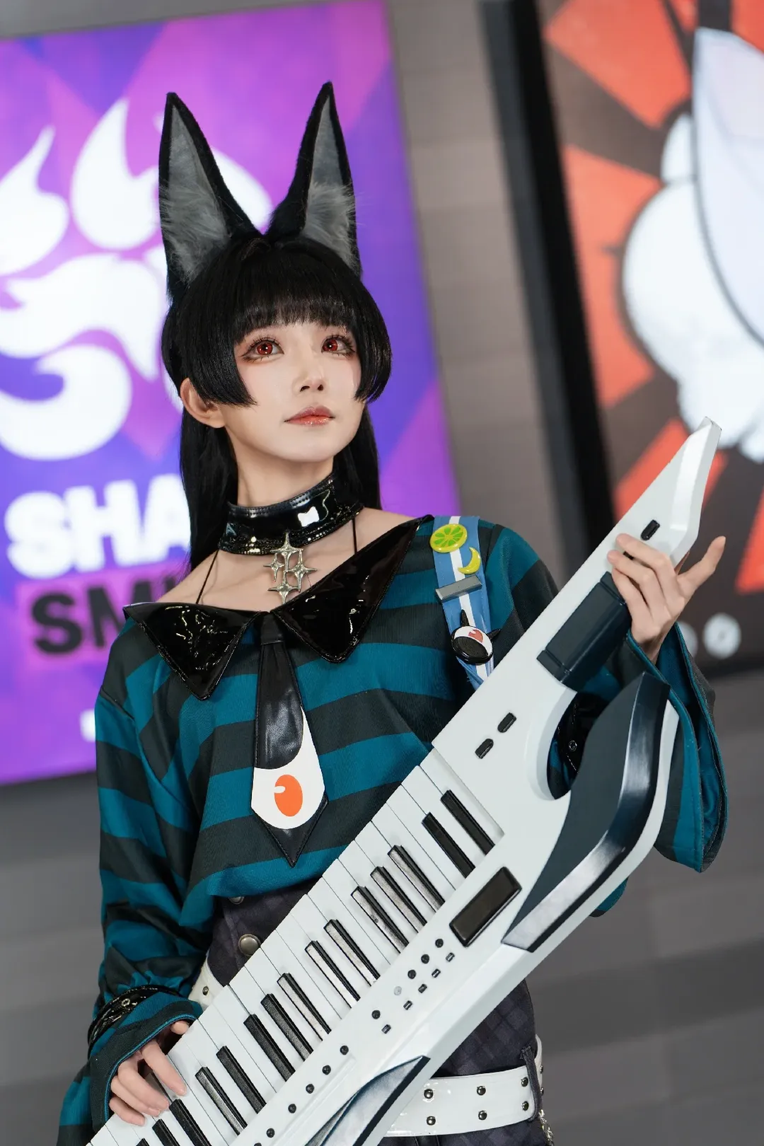 【柏妮思cos】绝区零Fes现场的改良旗袍与随性瞬间 - 第 4 张