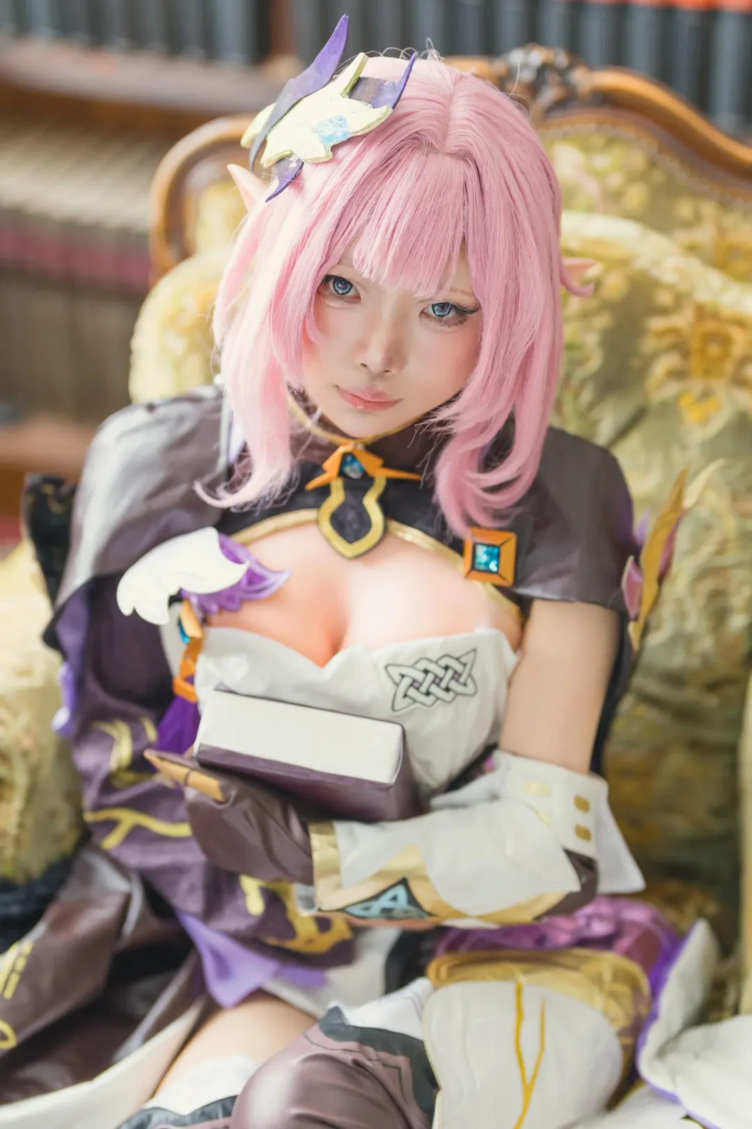 【爱莉希雅cos】崩坏3里的粉色妖精，定格瞬间的优雅