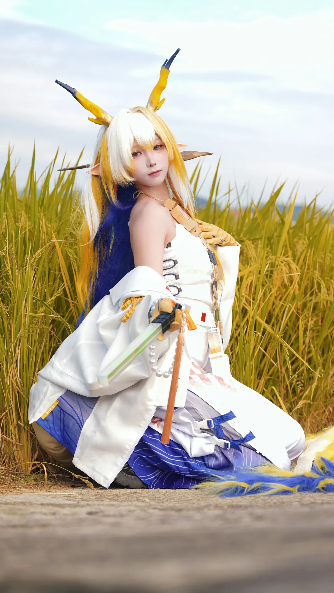 【黍cos】金黄的麦浪与温柔的眼神