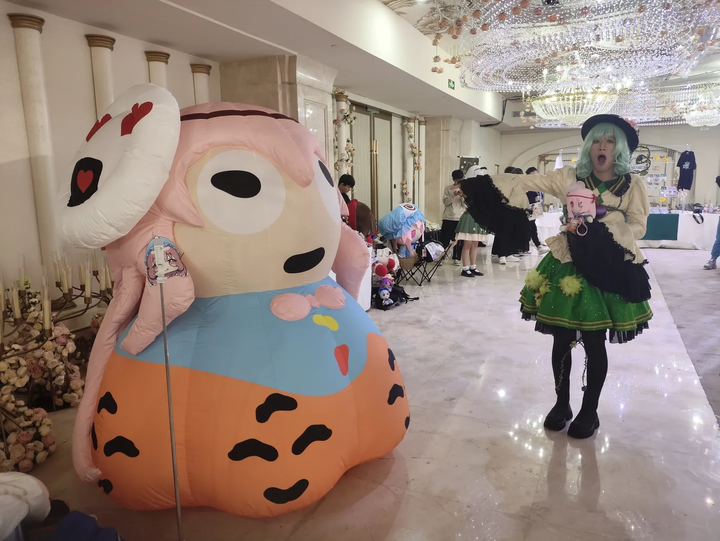 [Komeiji Koishi cosplay] Abstract Anime Convention Stunts at Wenzhou THO: Mental State Today Is Way Too Beautiful