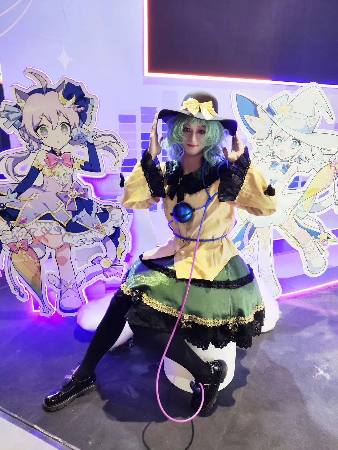 【古明地恋cos】东方project展会打卡与舞萌展台小憩