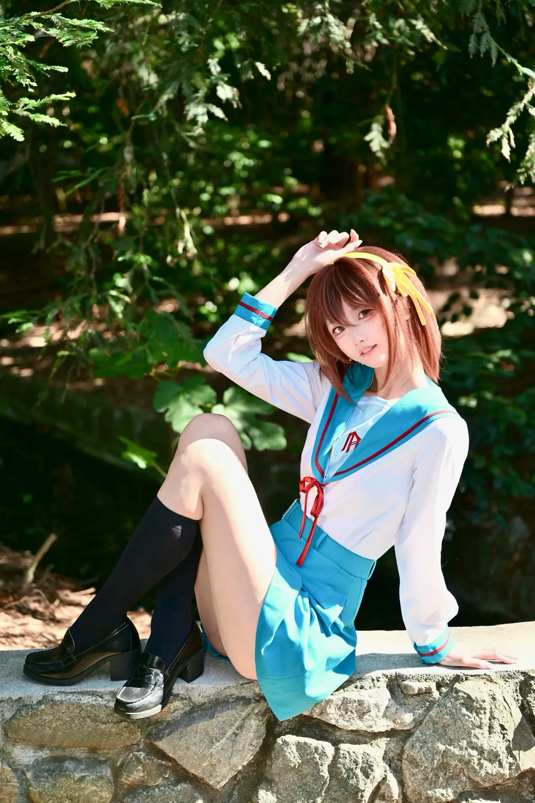 【凉宫春日cos】漫无止境的八月酷暑，定格这个真实的夏天 - 第 1 张