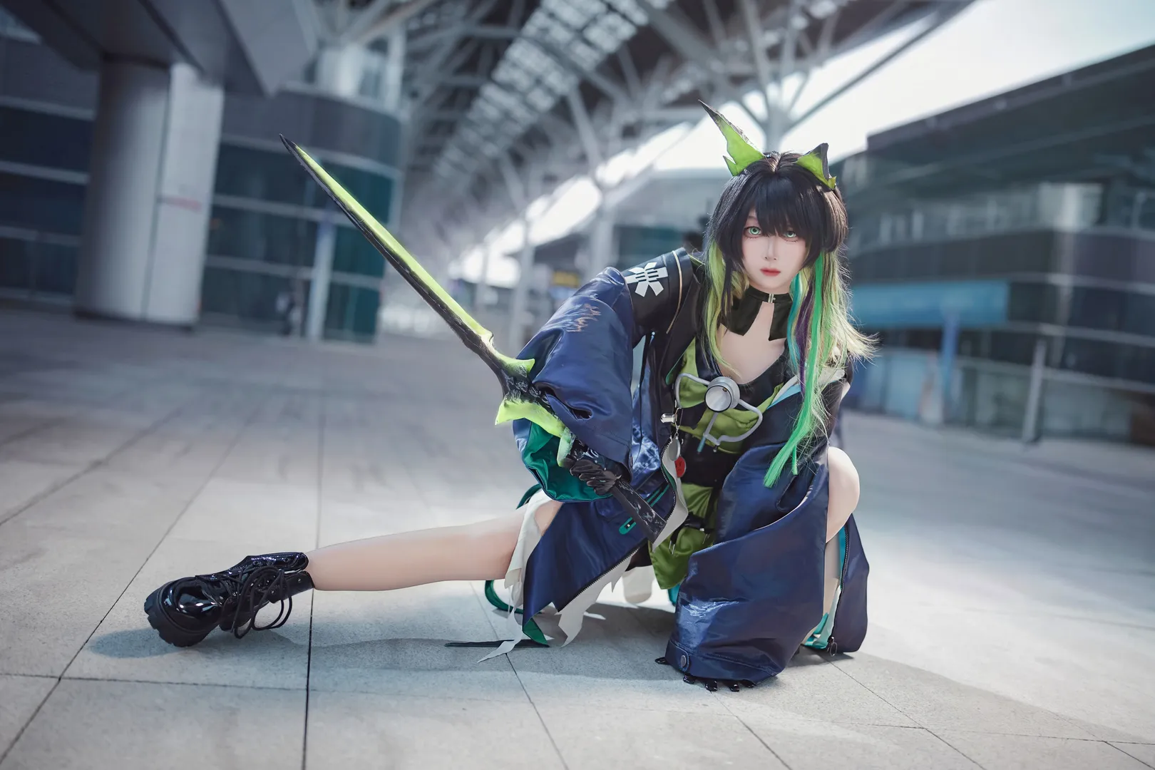 【凯尔希cos】毁灭与治愈交织，CP32场照分享