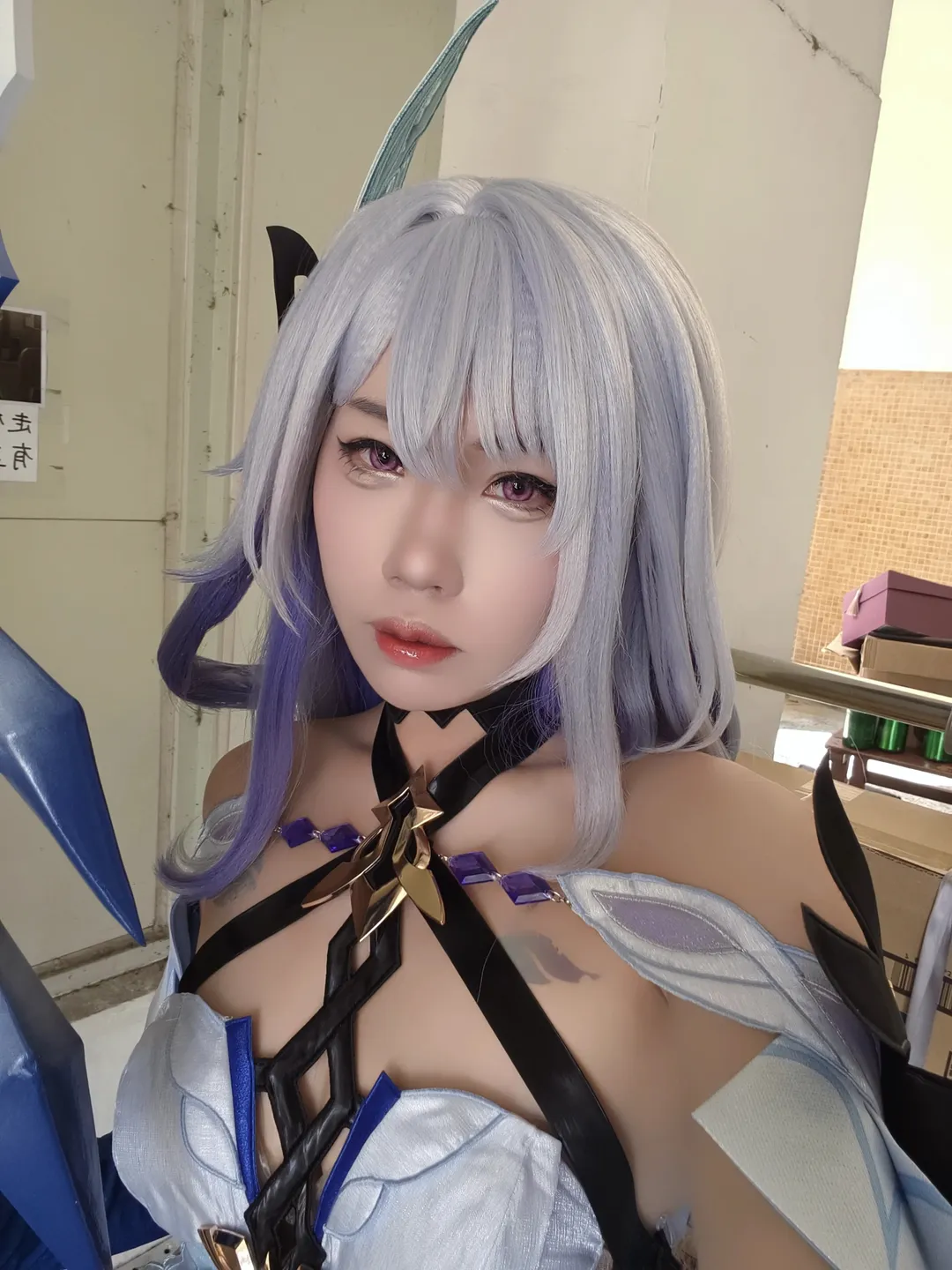 原神丝柯克cos 高温漫展下的提前撤装纪实