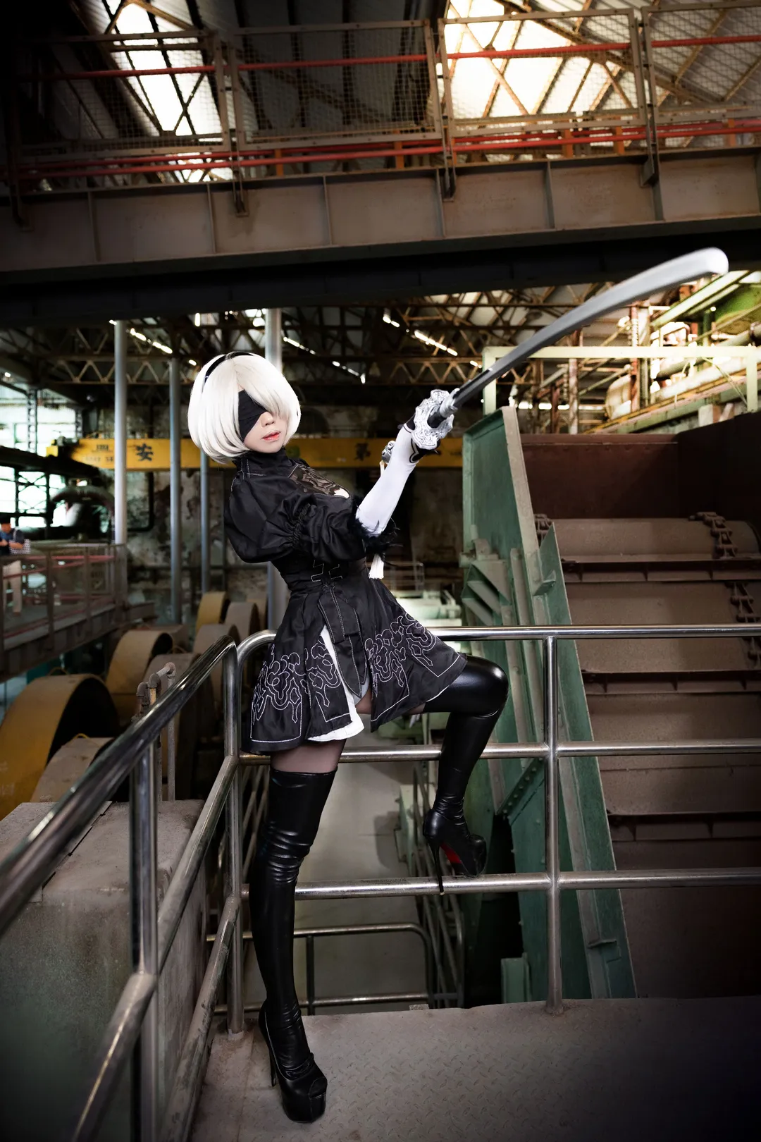 [2B Cosplay] NieR:Automata — Industrial Wasteland Style Record - Image 2