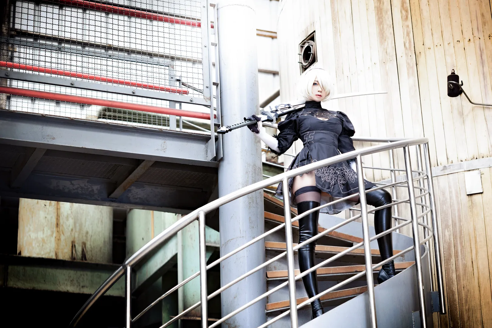 [2B Cosplay] NieR:Automata — Industrial Wasteland Style Record - Image 3