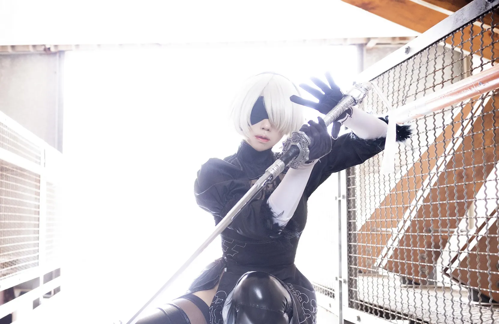 [2B Cosplay] NieR:Automata — Industrial Wasteland Style Record - Image 6
