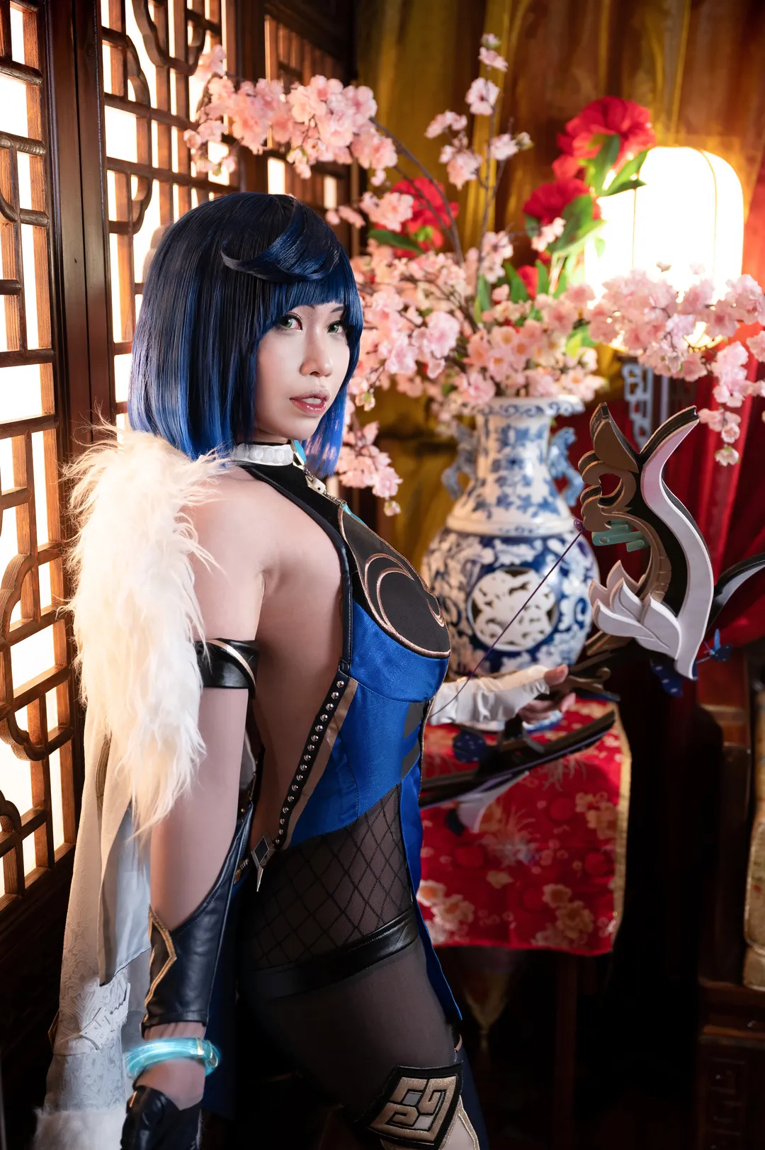 【夜兰cos】原神夜天后，新衣服让我心动不已 - 第 11 张