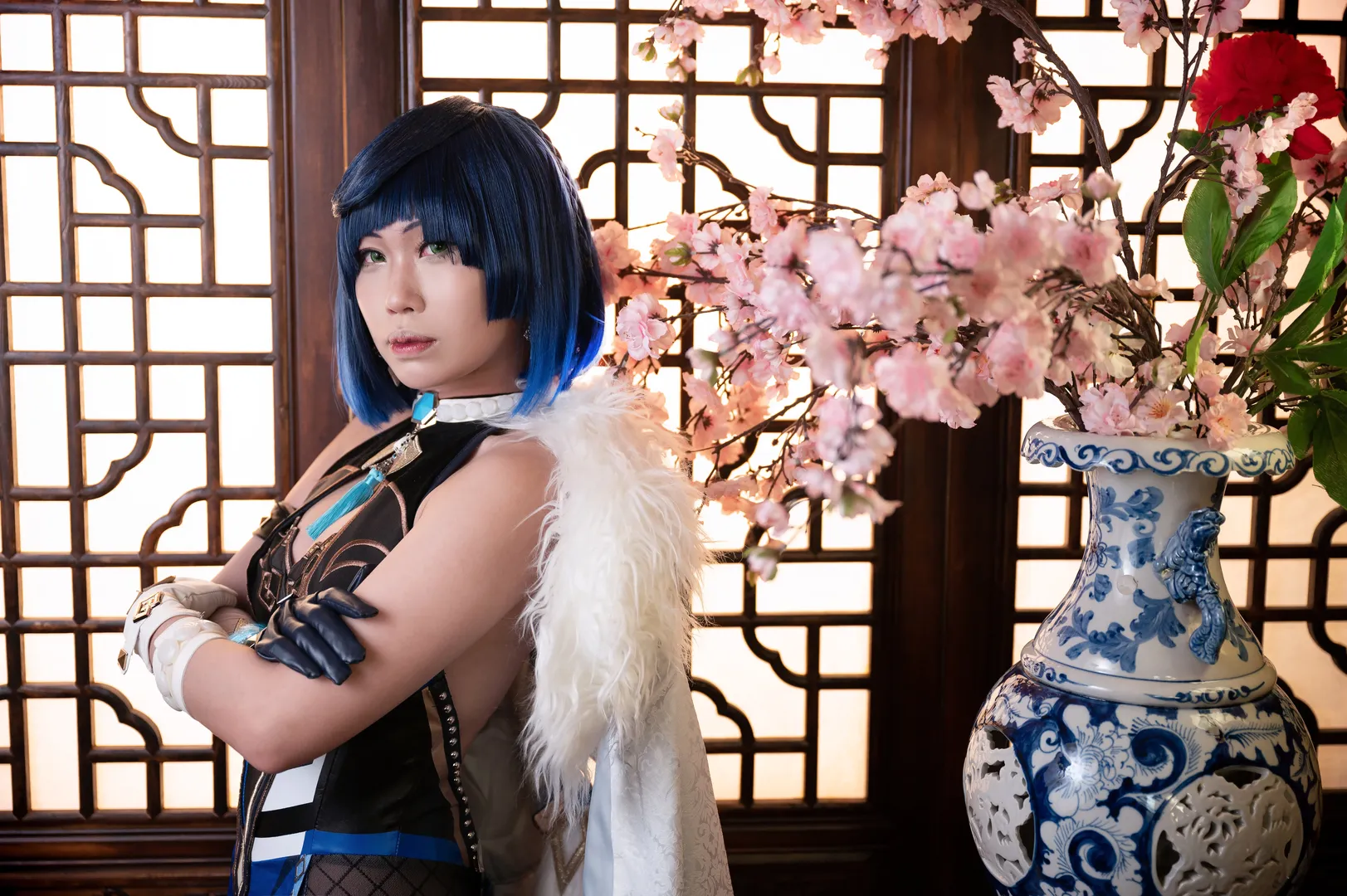 【夜兰cos】原神夜天后，新衣服让我心动不已 - 第 12 张