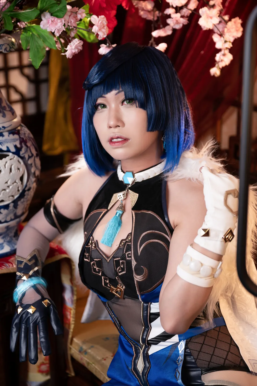 【夜兰cos】原神夜天后，新衣服让我心动不已 - 第 2 张