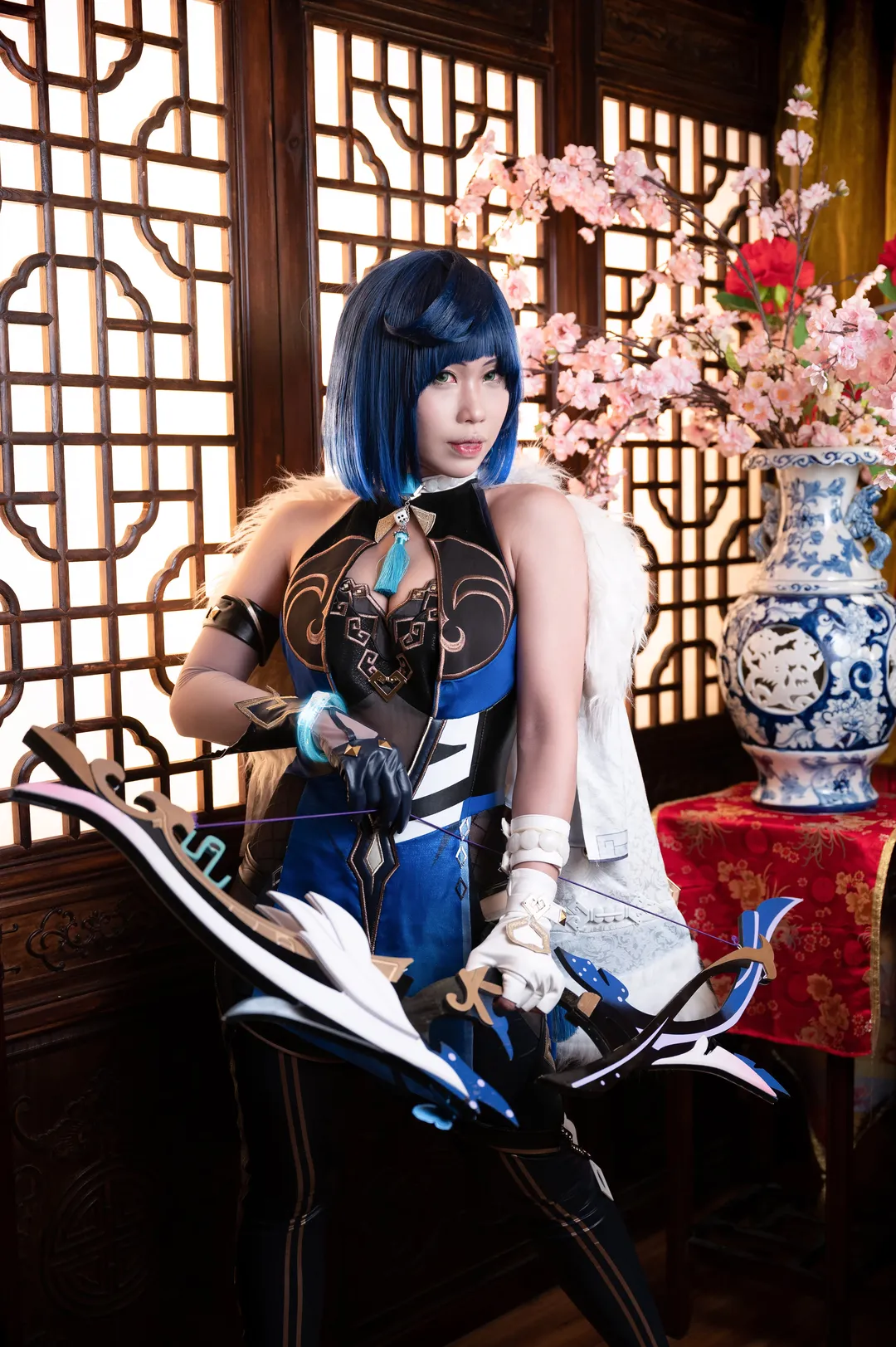 【夜兰cos】原神夜天后，新衣服让我心动不已 - 第 3 张