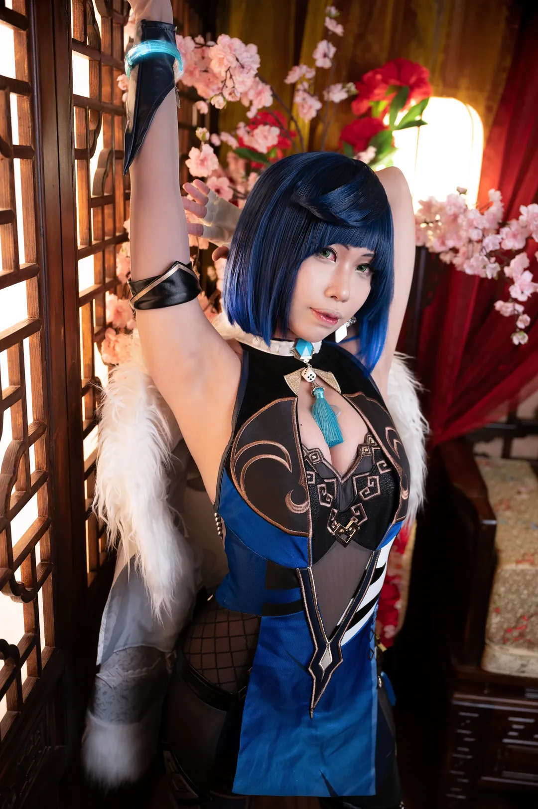 【夜兰cos】原神夜天后，新衣服让我心动不已 - 第 5 张