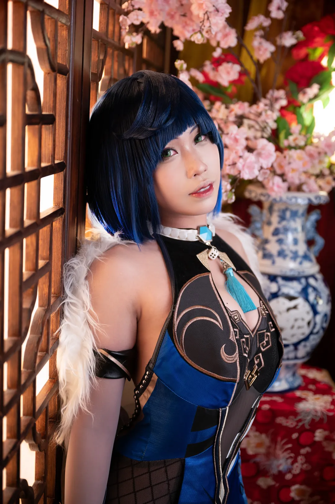 【夜兰cos】原神夜天后，新衣服让我心动不已 - 第 6 张