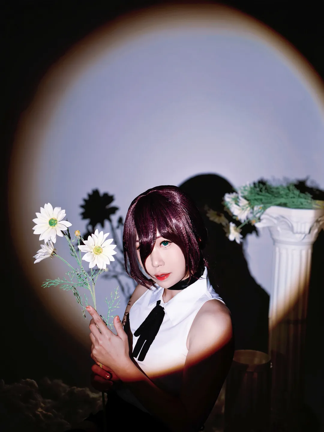 【蕾洁cos】链锯人，白棉花与冷光下的忧郁意境 - 第 3 张