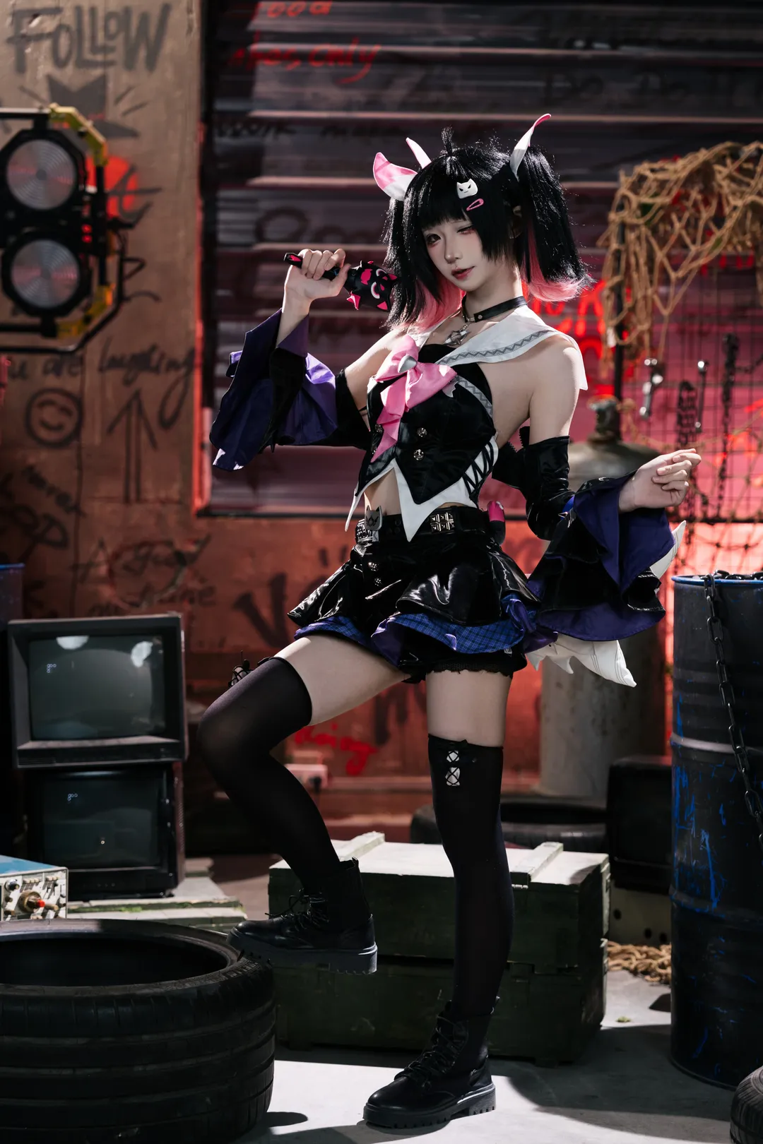 【南宫羽cos】绝区零狂想缪斯，在工业废墟里点燃狂想节拍 - 第 5 张