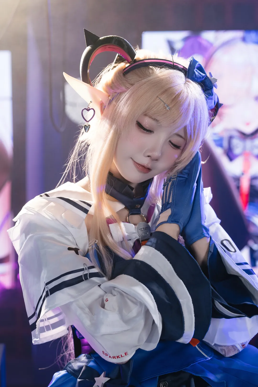 【梨落cos】明日方舟终末地，舞台灯光下的偶像瞬间 - 第 5 张