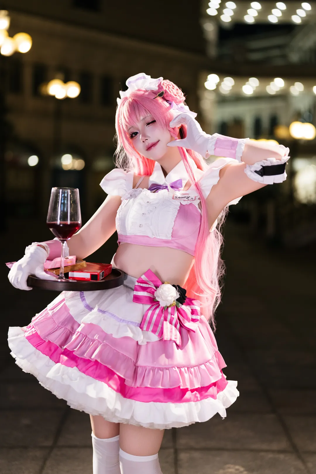 【桃樂絲cos】勝利女神：妮姬NIKKE的聯動咖啡廳女僕正片分享 - 第 1 張