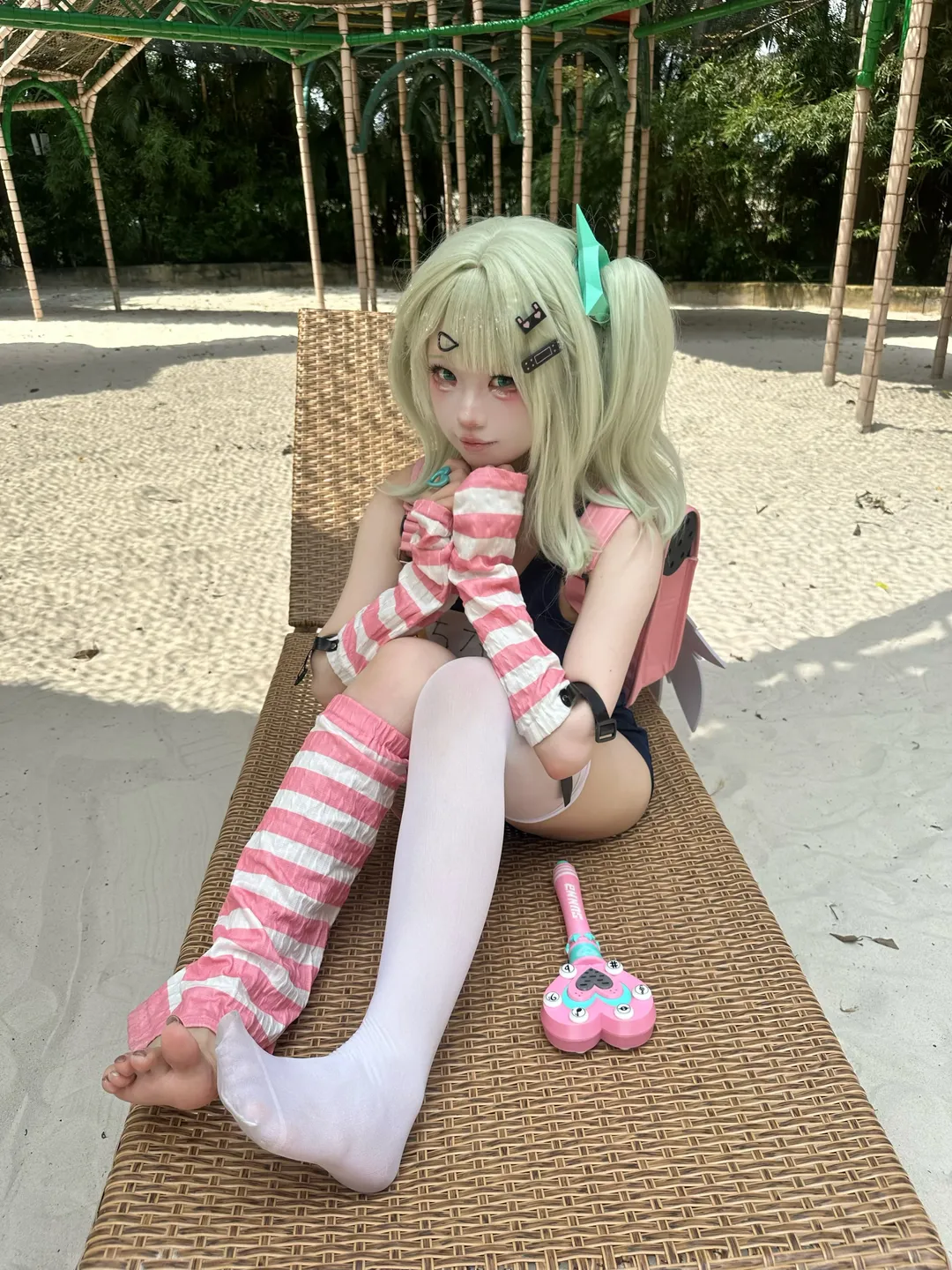 【千夏cos】绝区零长隆水上乐园的夏日清爽出片记录 - 第 3 张
