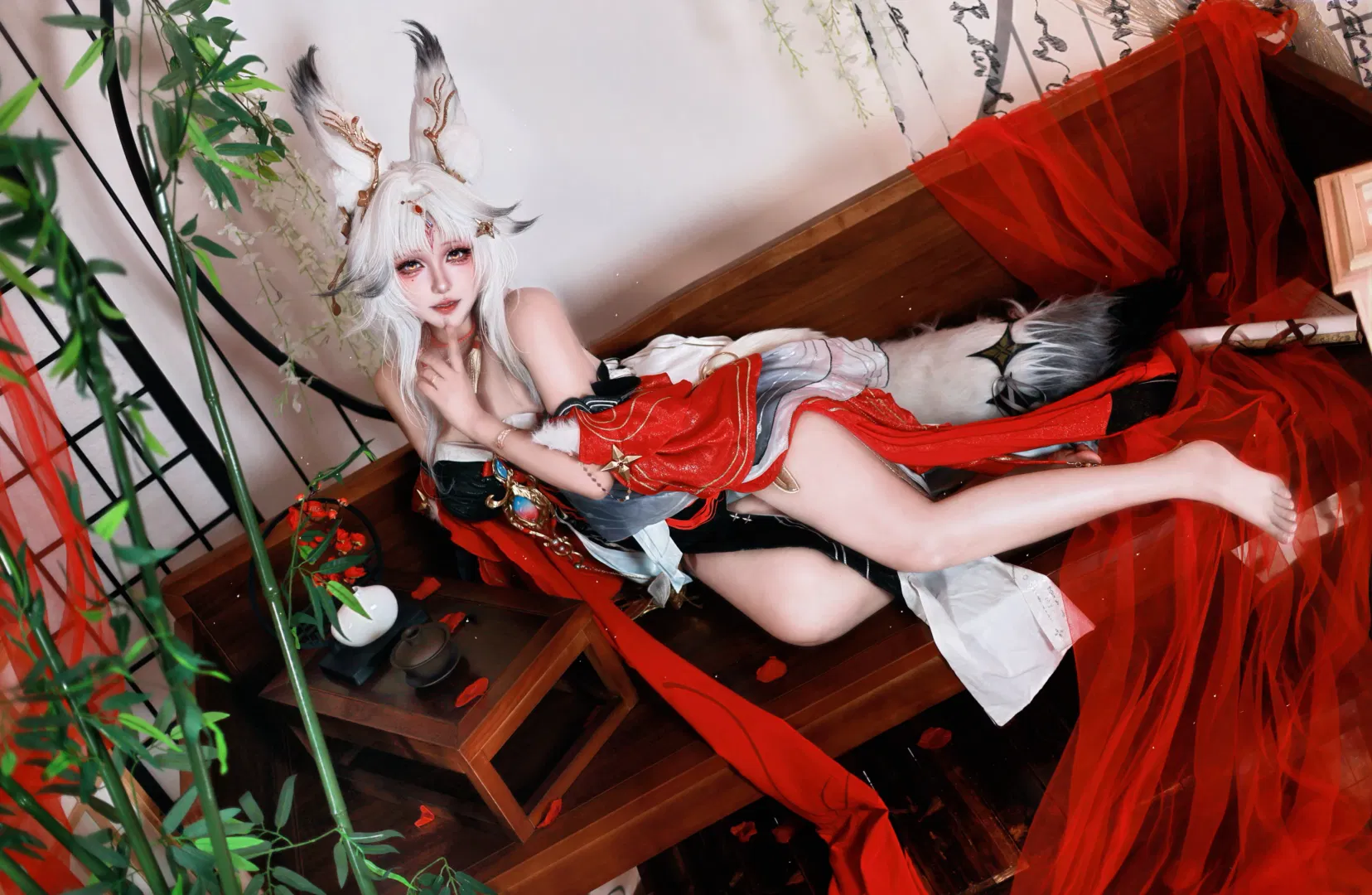 【心月狐cos】鸣潮心月狐的中秋古风幻境 - 第 2 张