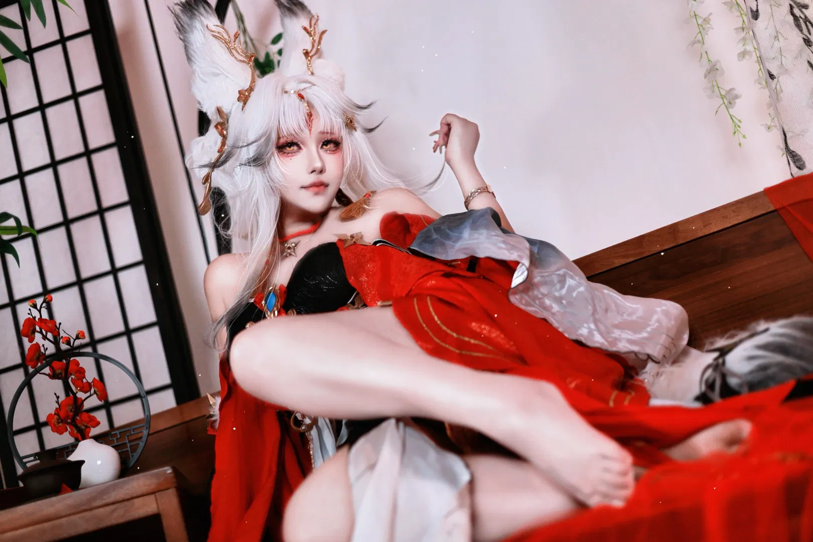 【心月狐cos】鸣潮心月狐的中秋古风幻境 - 第 3 张
