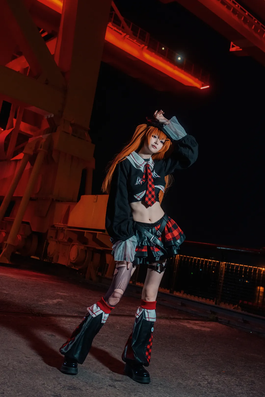 【明日香cos】新世纪福音战士工业废墟夜景记录 - 第 3 张