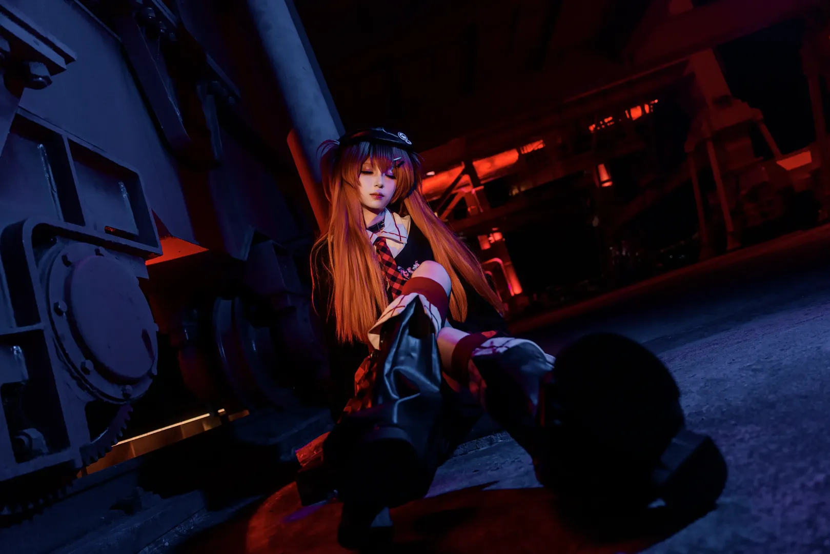 【明日香cos】新世纪福音战士工业废墟夜景记录 - 第 8 张